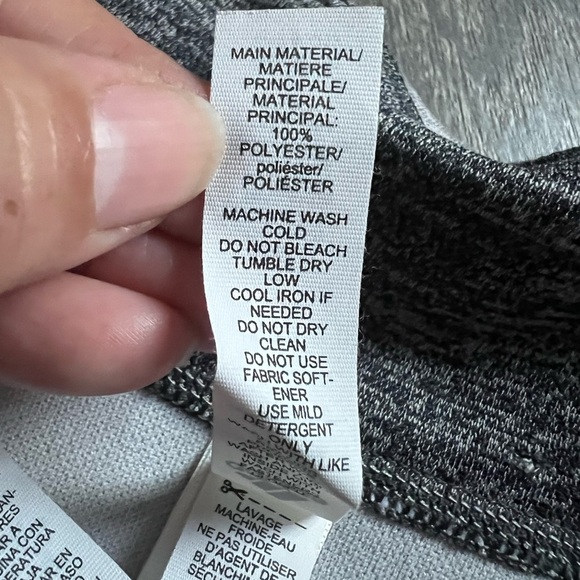 Adidas Climalite Training Long Sleeve Zipper Henley Top in Heathered Gray Size L - Picture 5 of 10